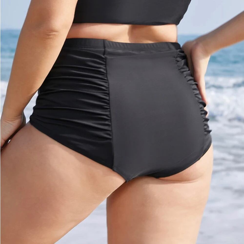 BloomChic Size 26 4X Plus Size high waisted Swim Bottom New Tag Comfy Stretchy - Picture 4 of 7